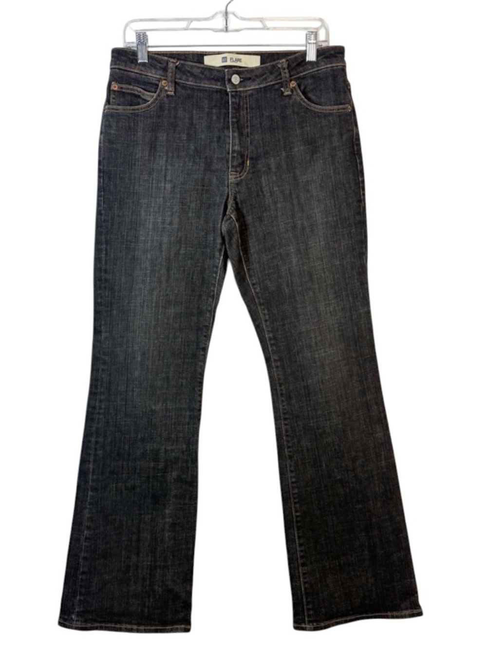 GAP Dark Wash Flare Flare Stretch Mid Rise Jeans Sz10R